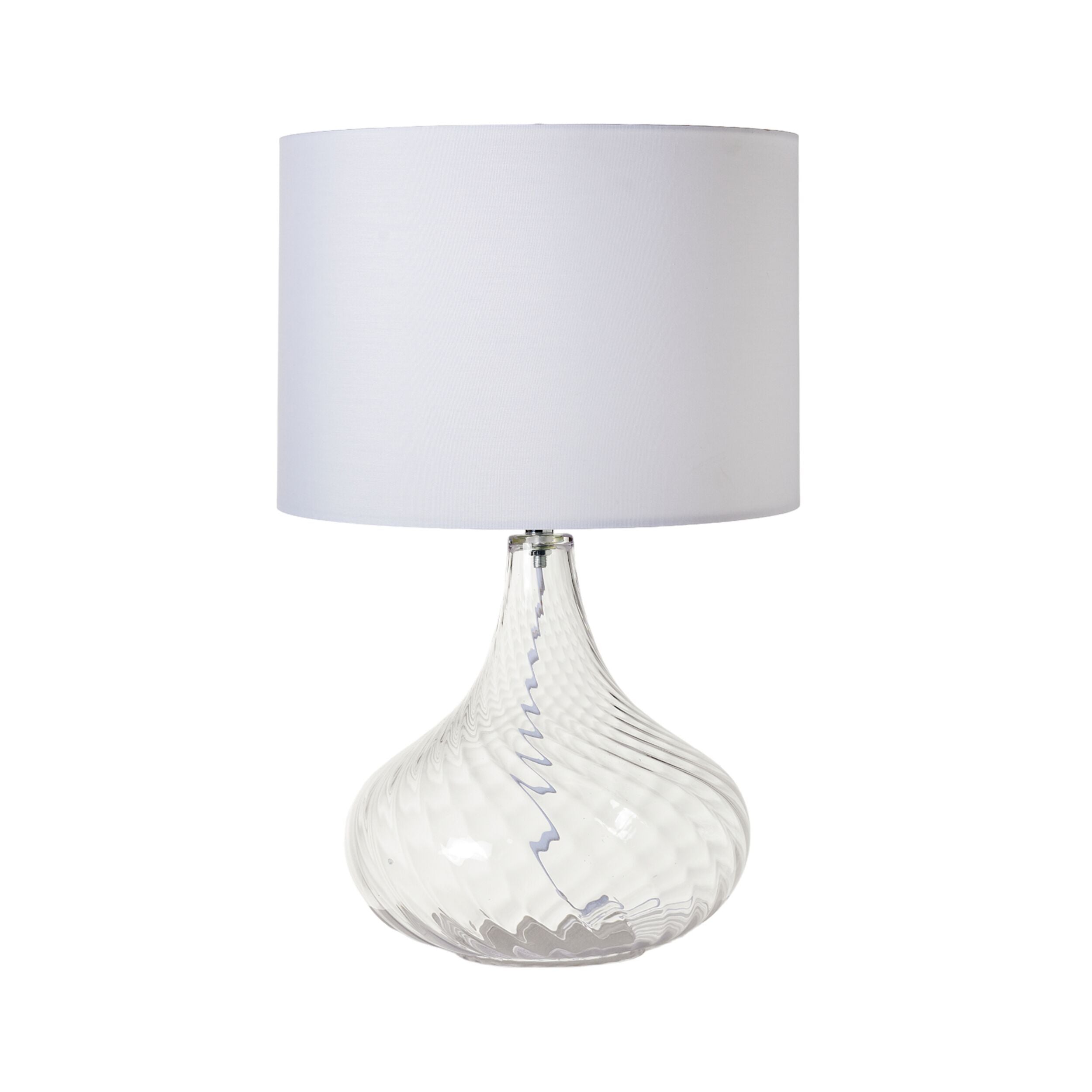 Doreen Glass Table Lamp Clear 56x38cm