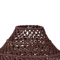 Julio Dome Cotton Rope Pendant Rust 80x54cm - SHADE ONLY
