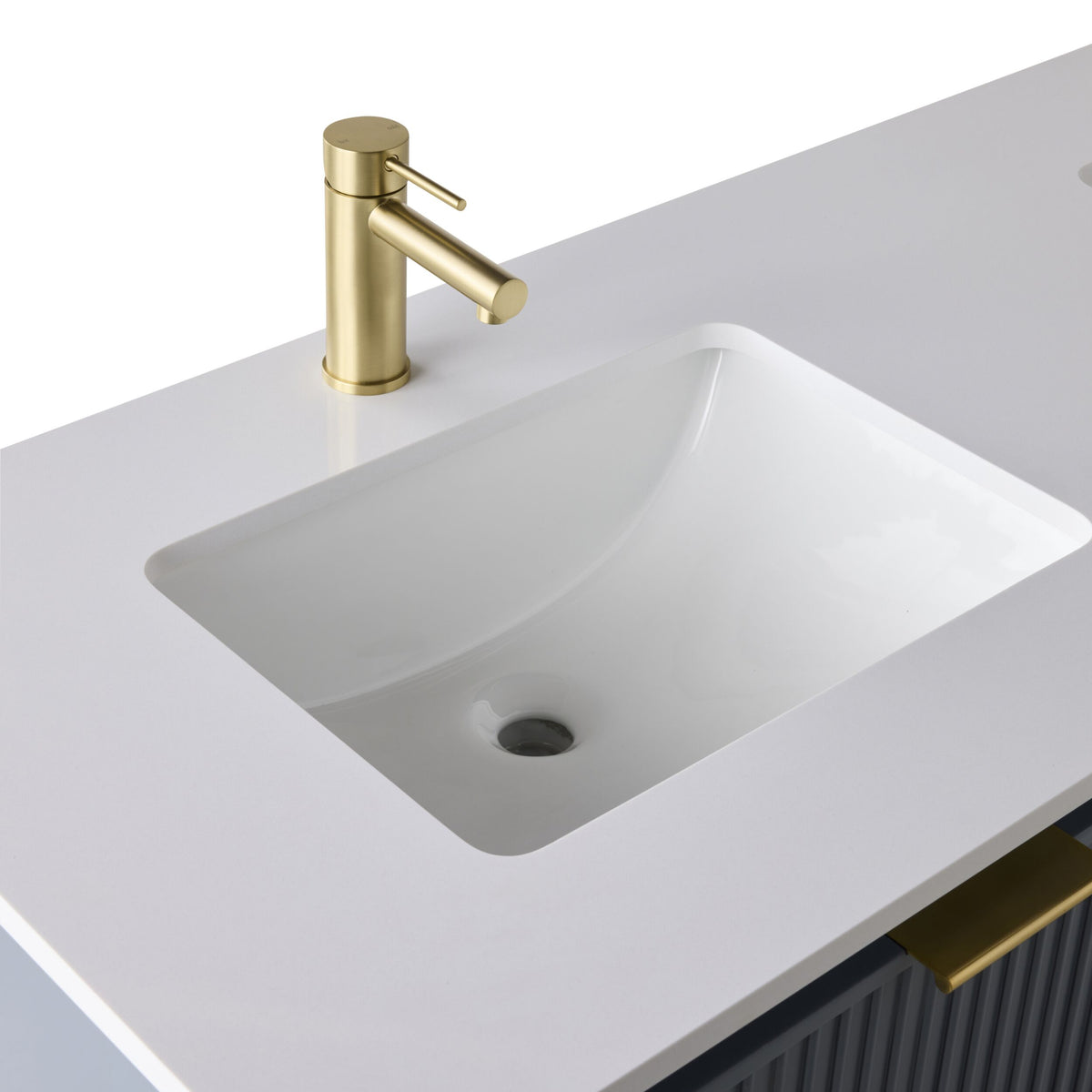 Lennox Double Vanity Slate Blue 1550mm