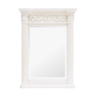 Rosette Vanity Mirror White 610mm