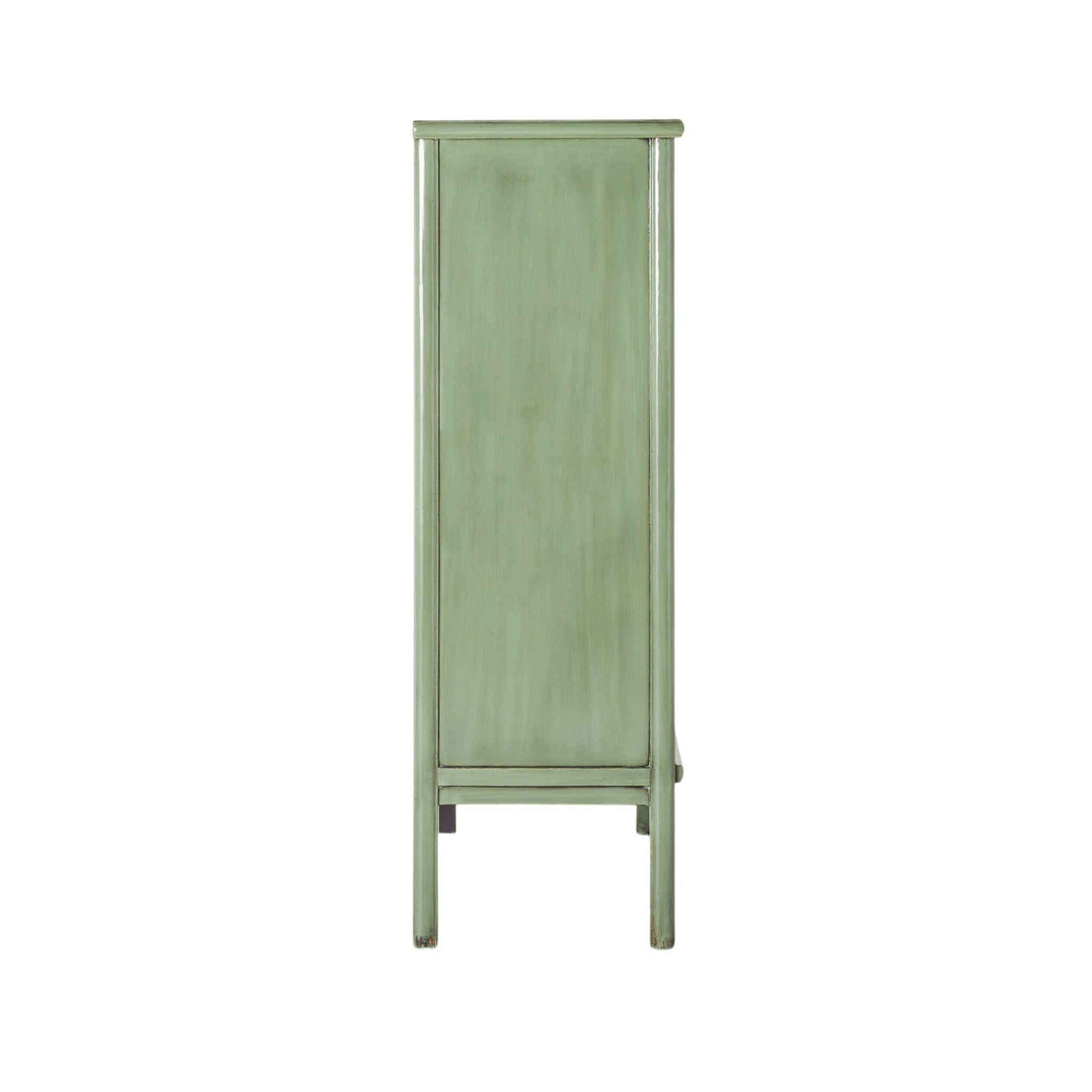 Sansha 2 Door Wardrobe Sage Green