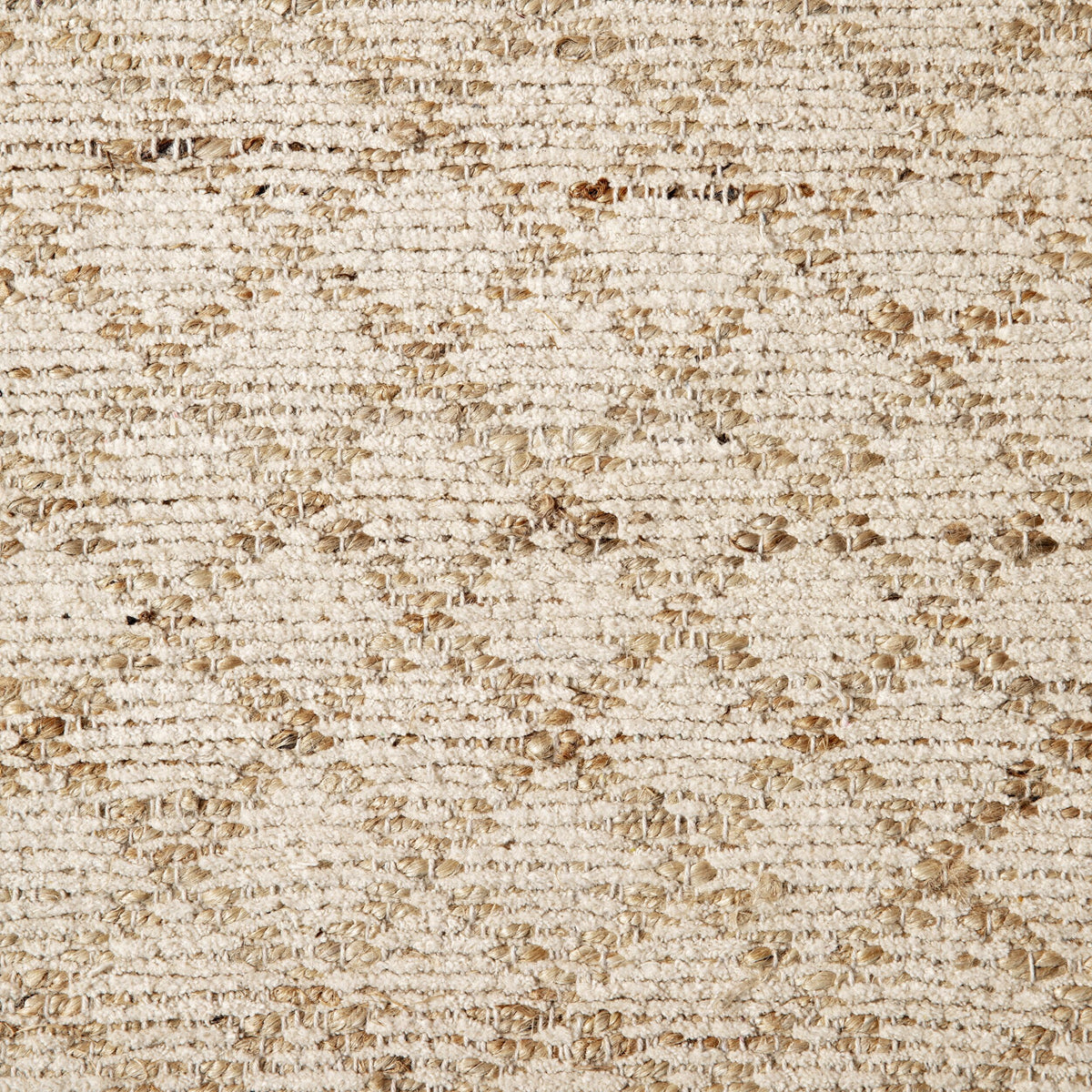 Kaya Diamond Board Chenille Woven Natural Cream Rug 150x80cm