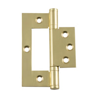 2497 Hinge Hirline Polished Brass H100xW49mm