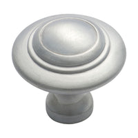 3058 Cupboard Knob Domed Satin Chrome D38xP35mm