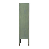 Sansha Narrow Wedding Cabinet Sage Green