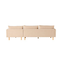 Austin 3 Seater Sofa with Right Hand Chaise Serenity Tortilla