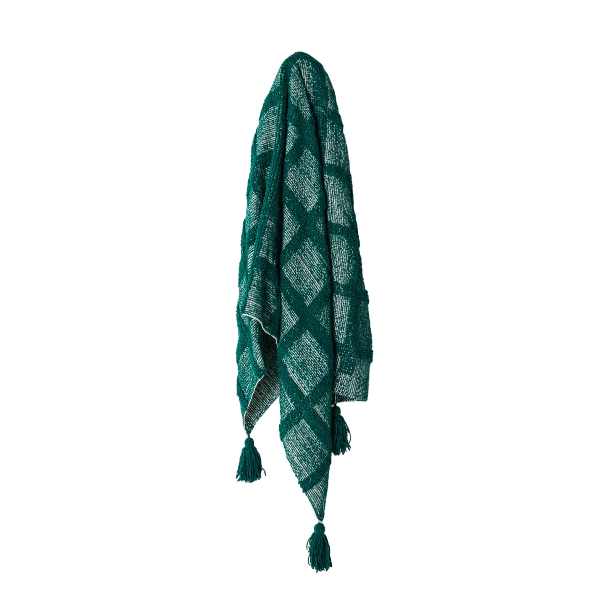 Remy Chenille Throw Emerald 130x170cm