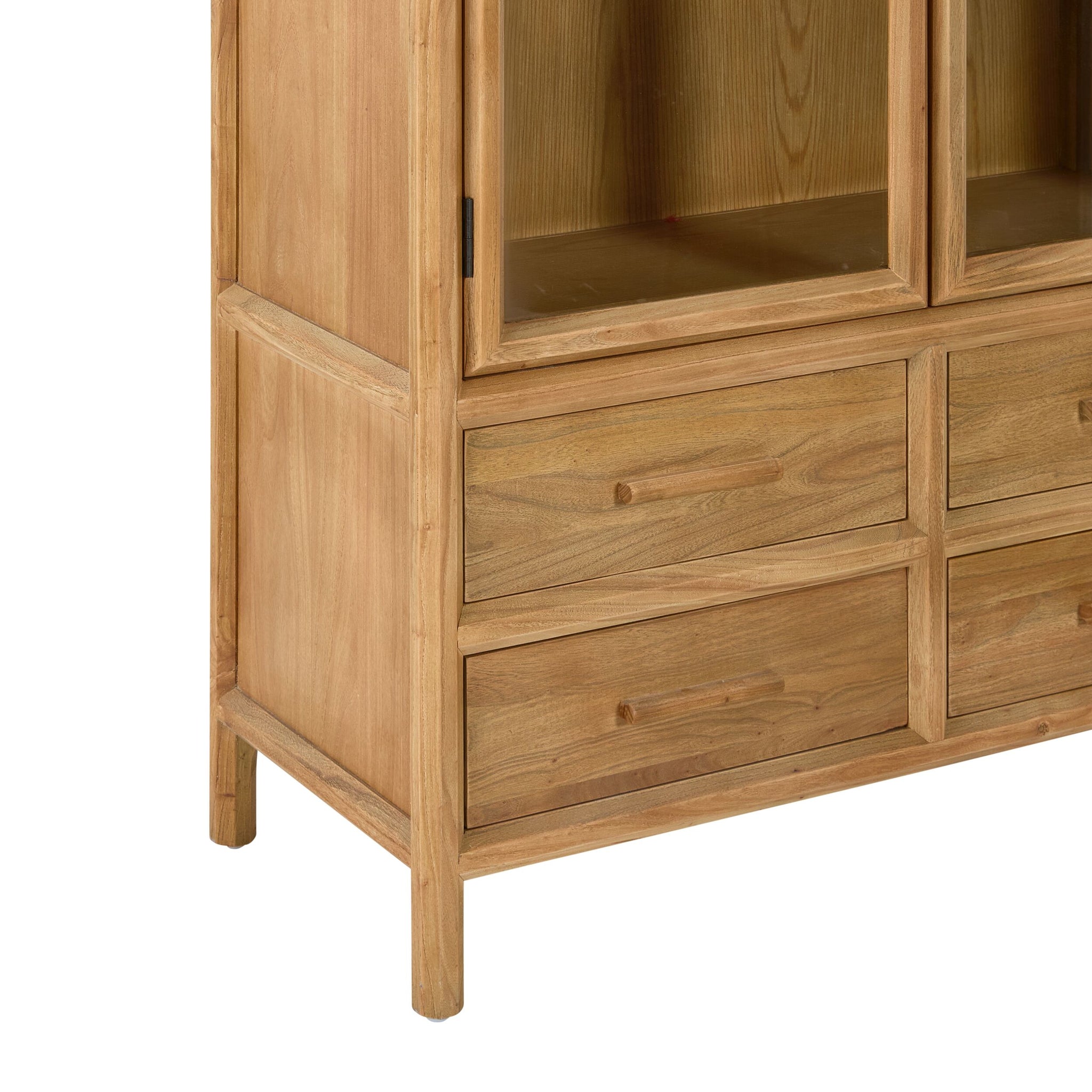 Marlie Elm Display Cabinet
