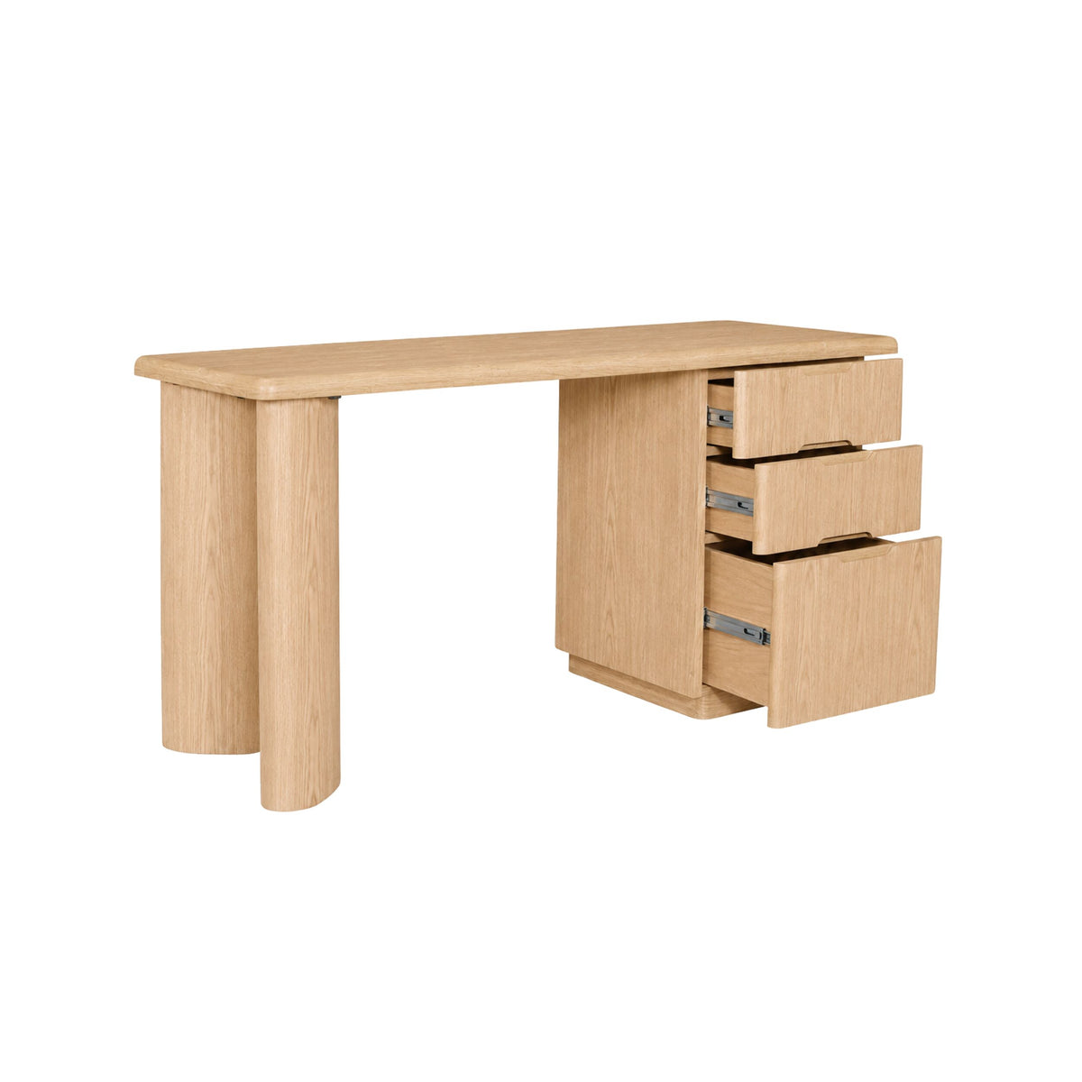 Dempsey 3 Drawer Desk