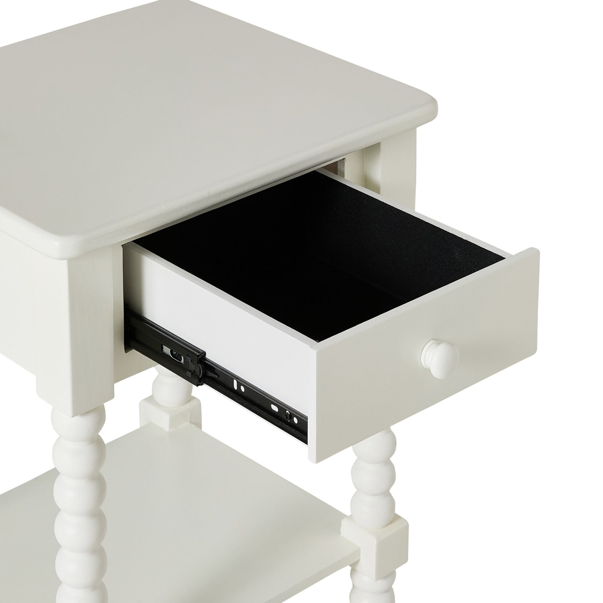 Maisie 1 Drawer Bedside White