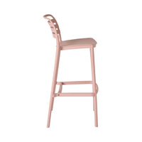 Cleo Bar Stool Rose Pink