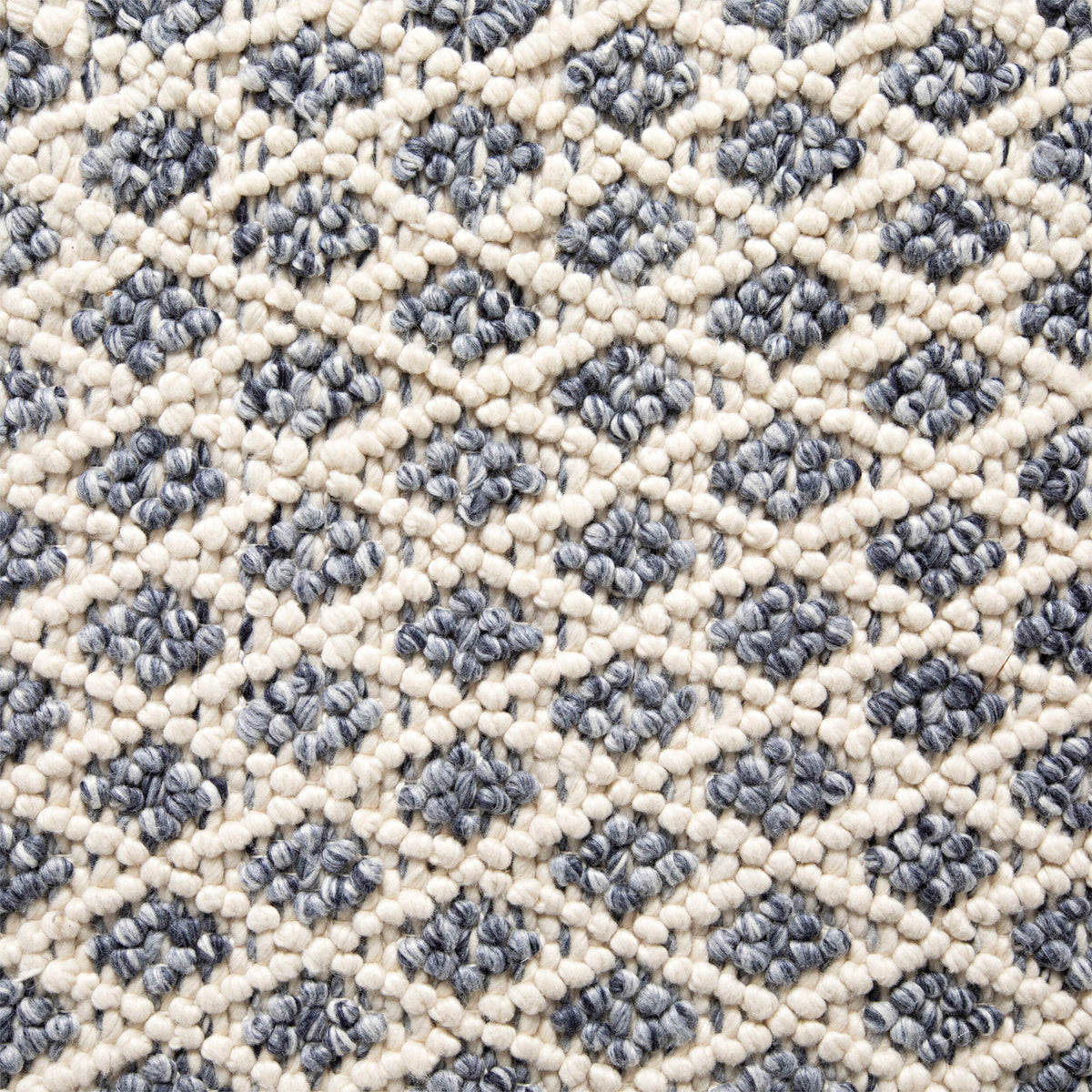 Kira Diamond Handwoven Blue & Cream Rug 300x240cm