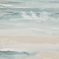 Narrow Ocean Framed Canvas Print 42.5x122.5cm