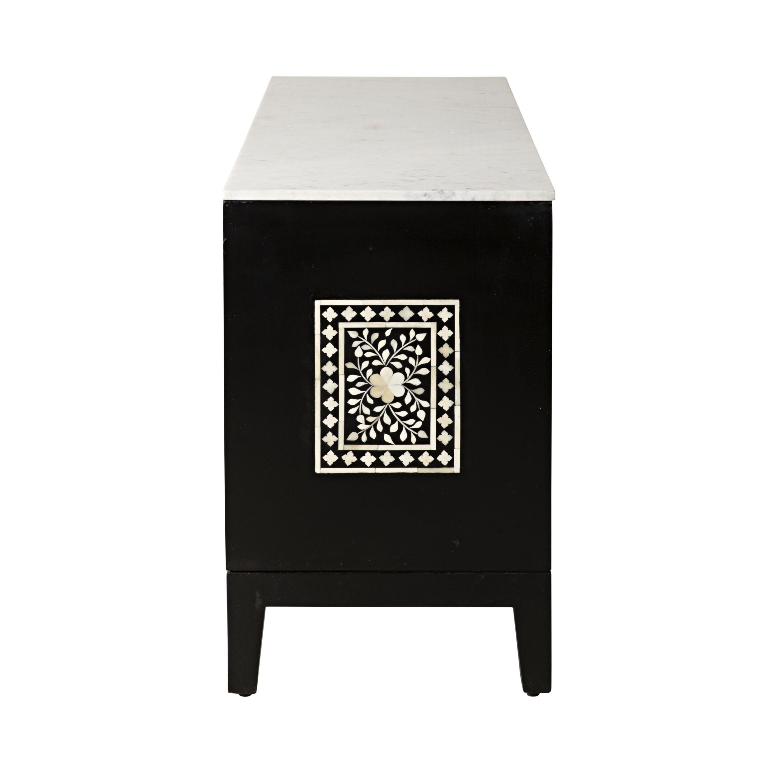 Bone Inlay Sideboard Black