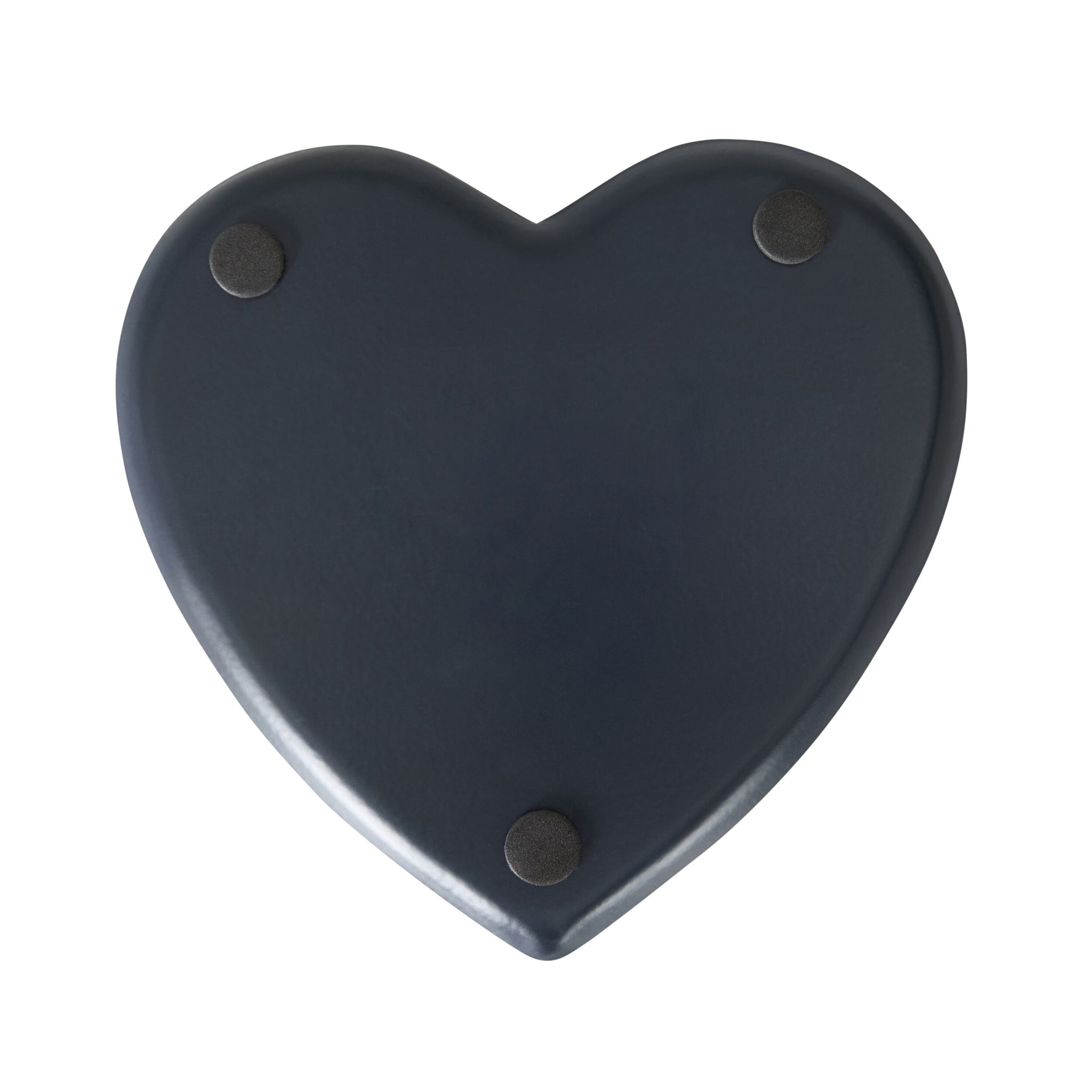 Folk Garden Heart Dish Navy