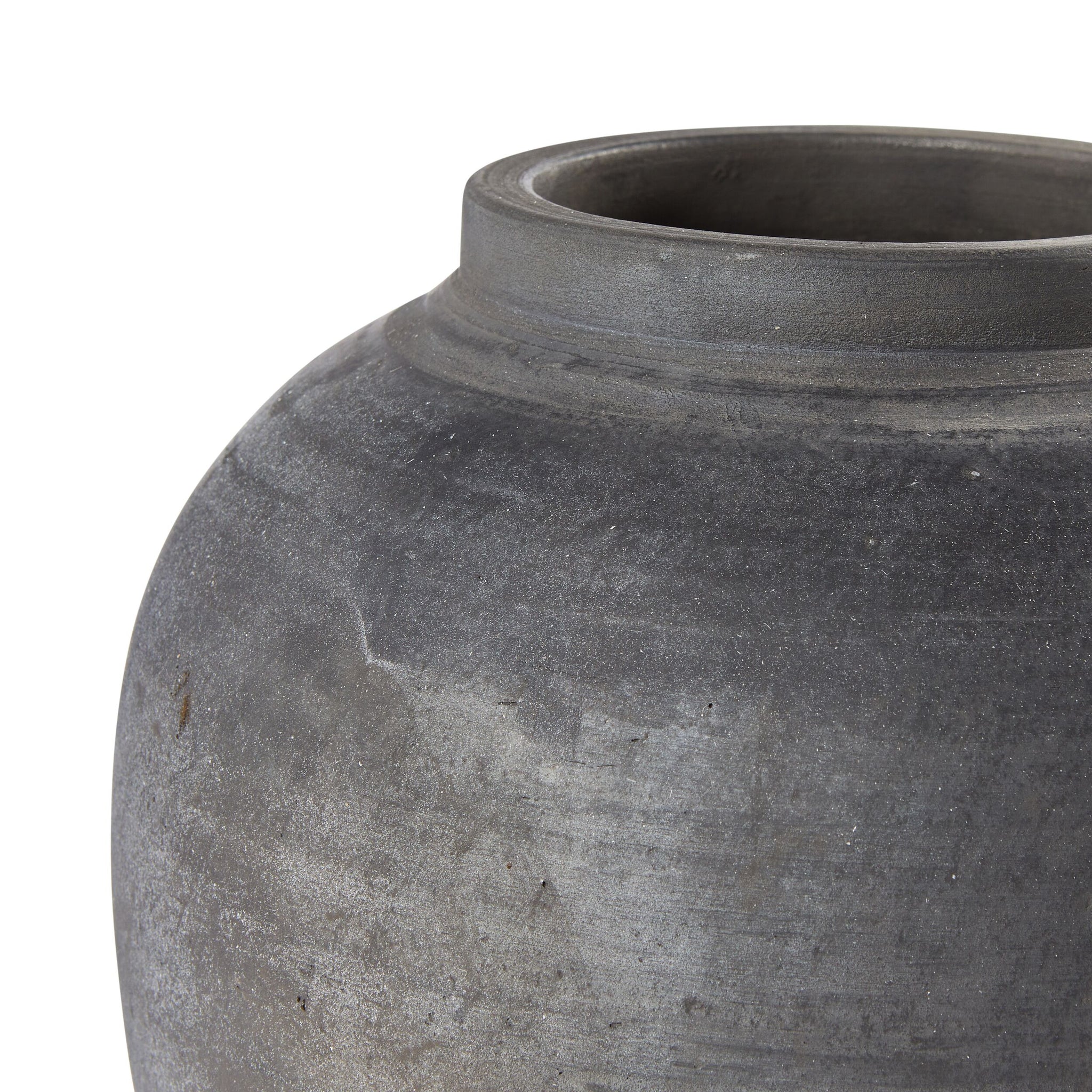 Eros Terracotta Black Pot Large 30x24x24cm