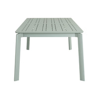 Santana Aluminium Dining Table 260cm (Extends to 370cm) Steely Green