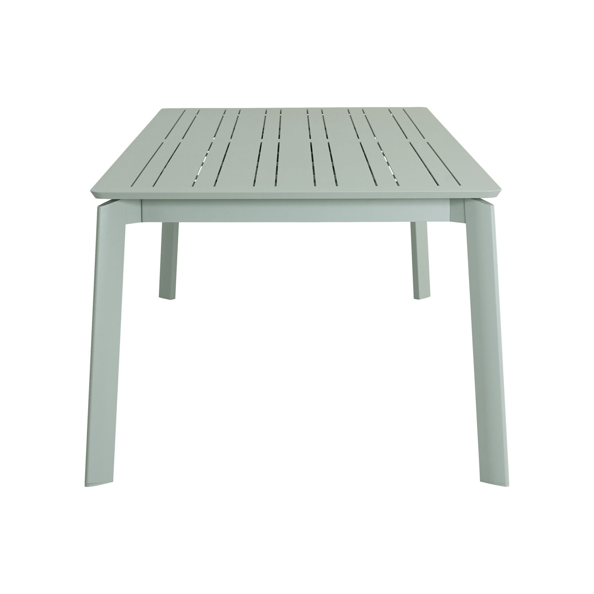 Santana Aluminium Dining Table 260cm (Extends to 370cm) Steely Green