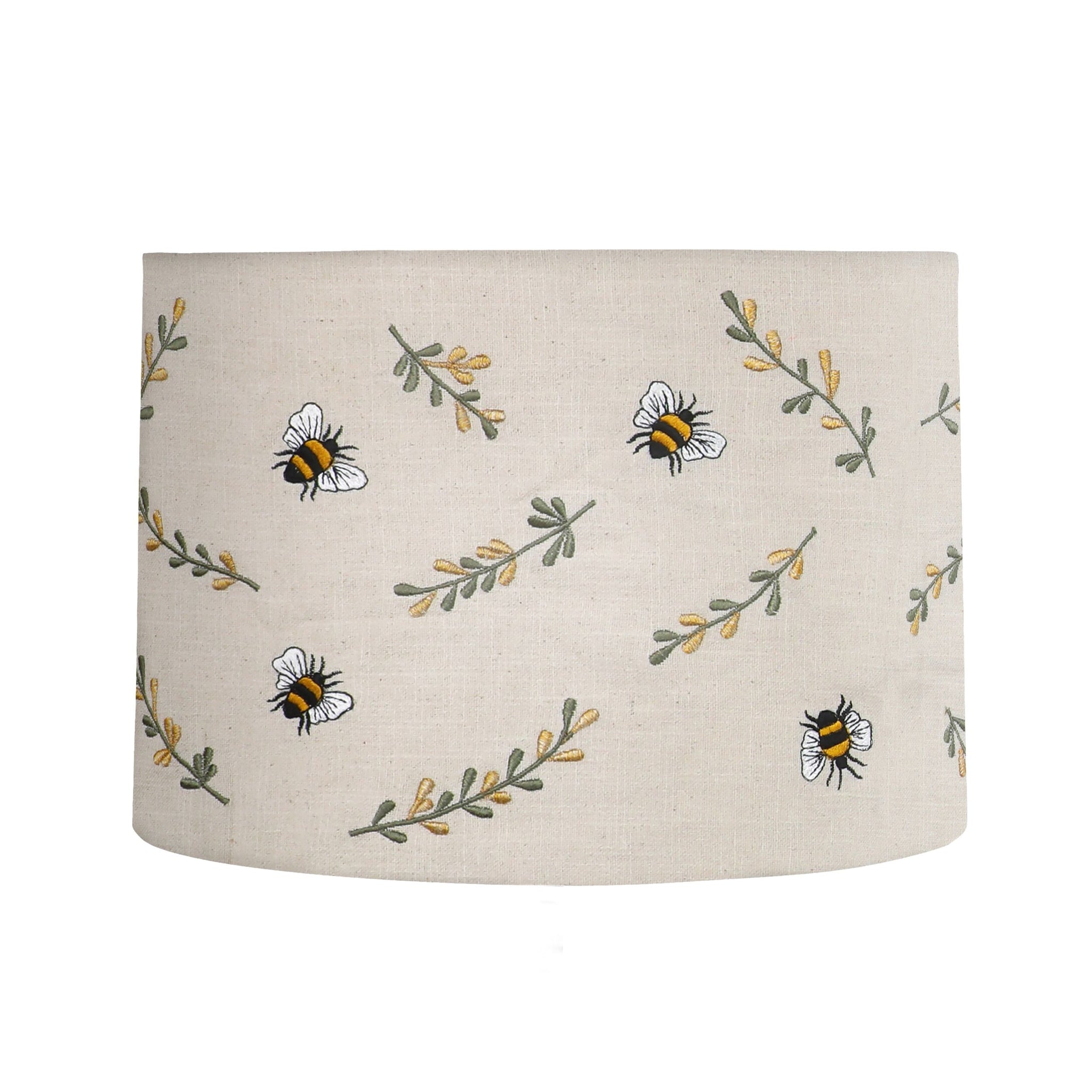 Embroidered Bee Shade Yellow 45cm