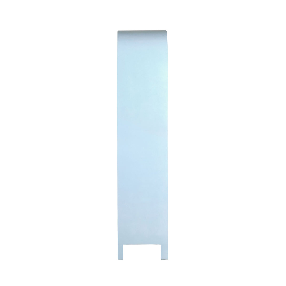 Paige Curved Bookshelf Blue