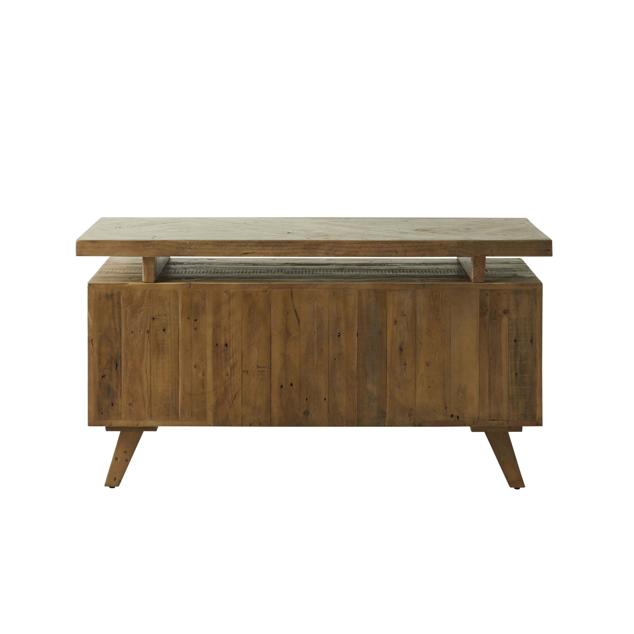 Dawson Reclaimed Timber Double Pedestal Desk