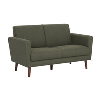 Frankie 2 Seater Sofa Olive Green Weave