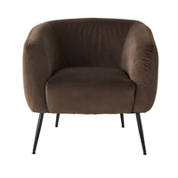 Kianna Occasional Chair Velvet Chocolate