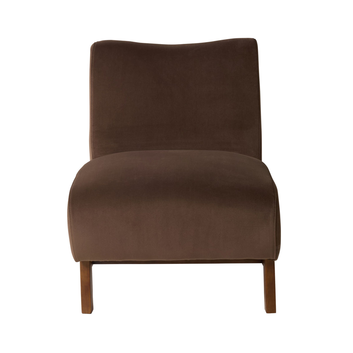Lenne Occasional Chair Velvet Burnt Chocolate