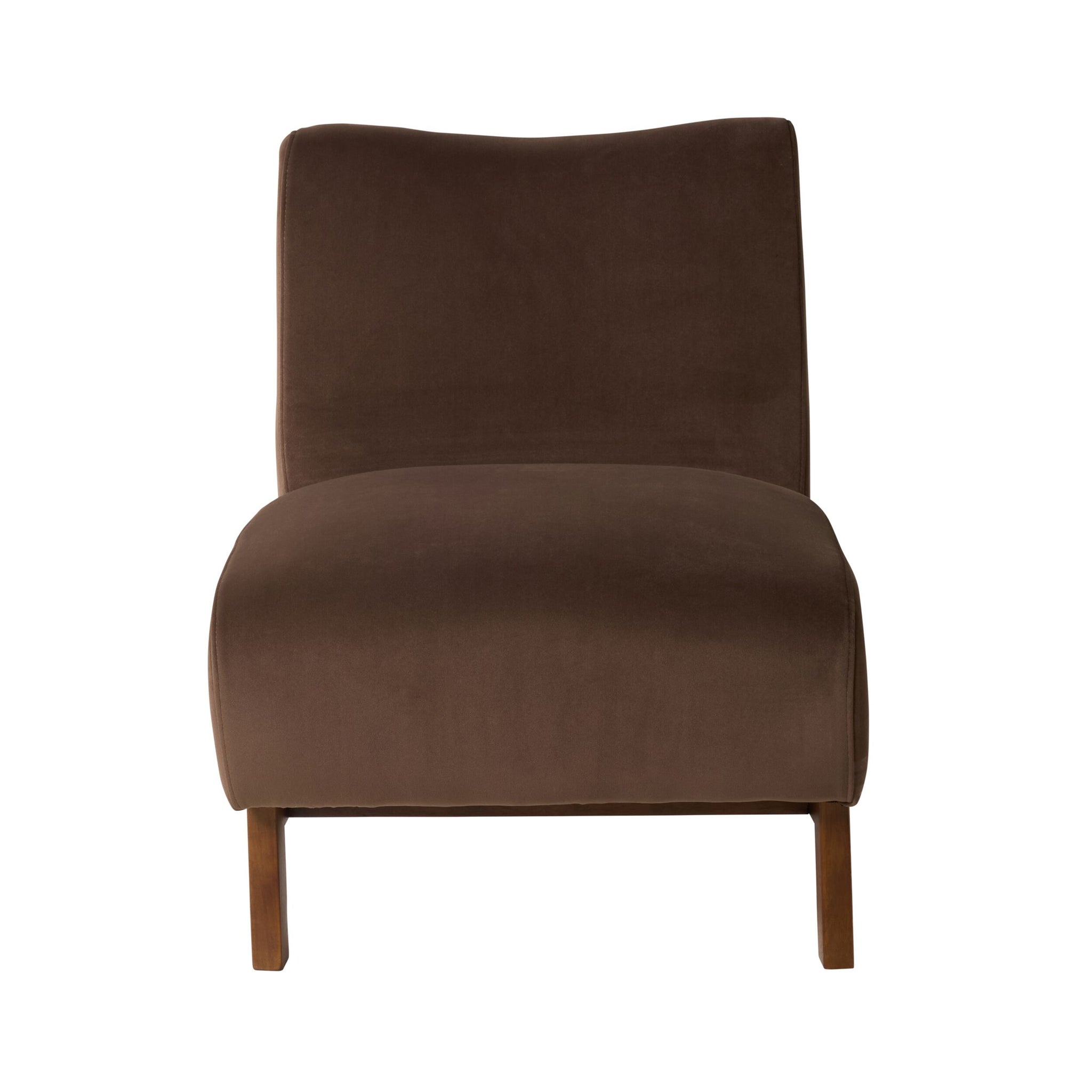 Lenne Occasional Chair Velvet Burnt Chocolate