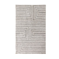 Maze Plush Rug Dove 150x240cm
