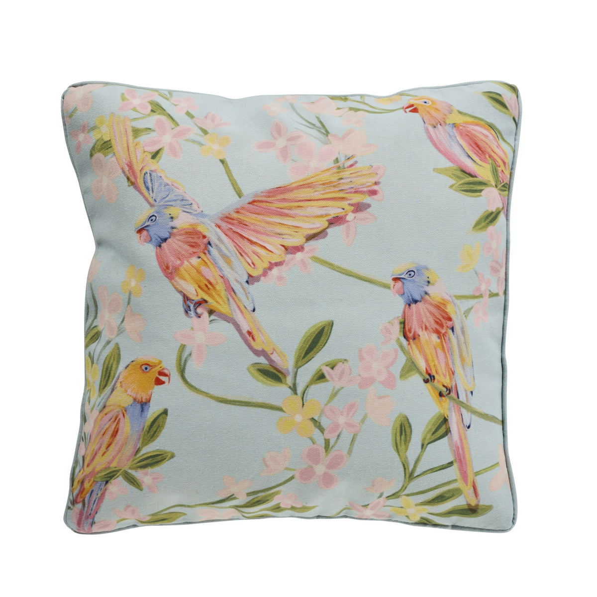 Aruba Lovely Lorikeets Outdoor Cushion 45x45cm