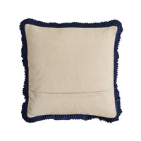 Tansy Navy Square Cushion 45x45cm