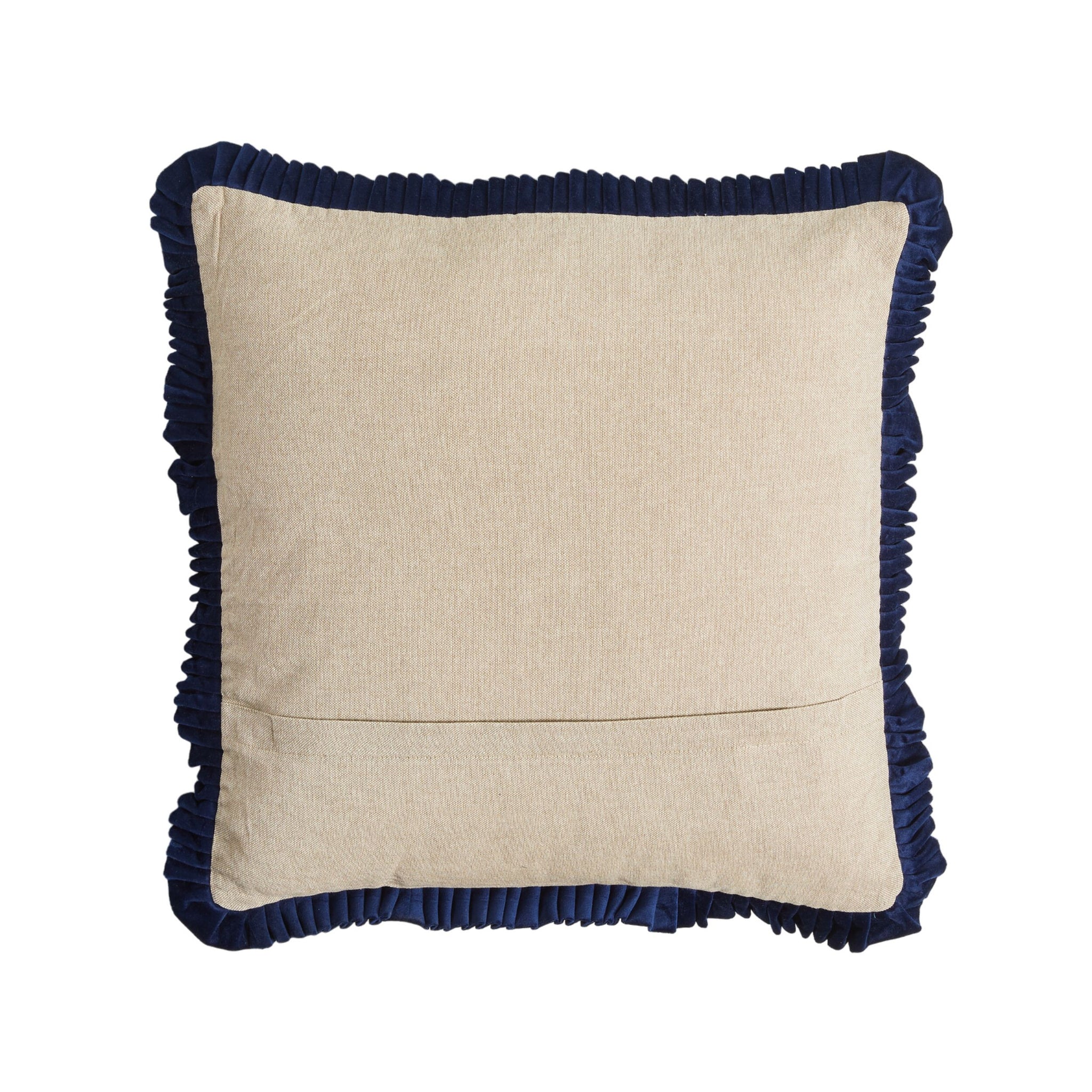 Tansy Navy Square Cushion 45x45cm