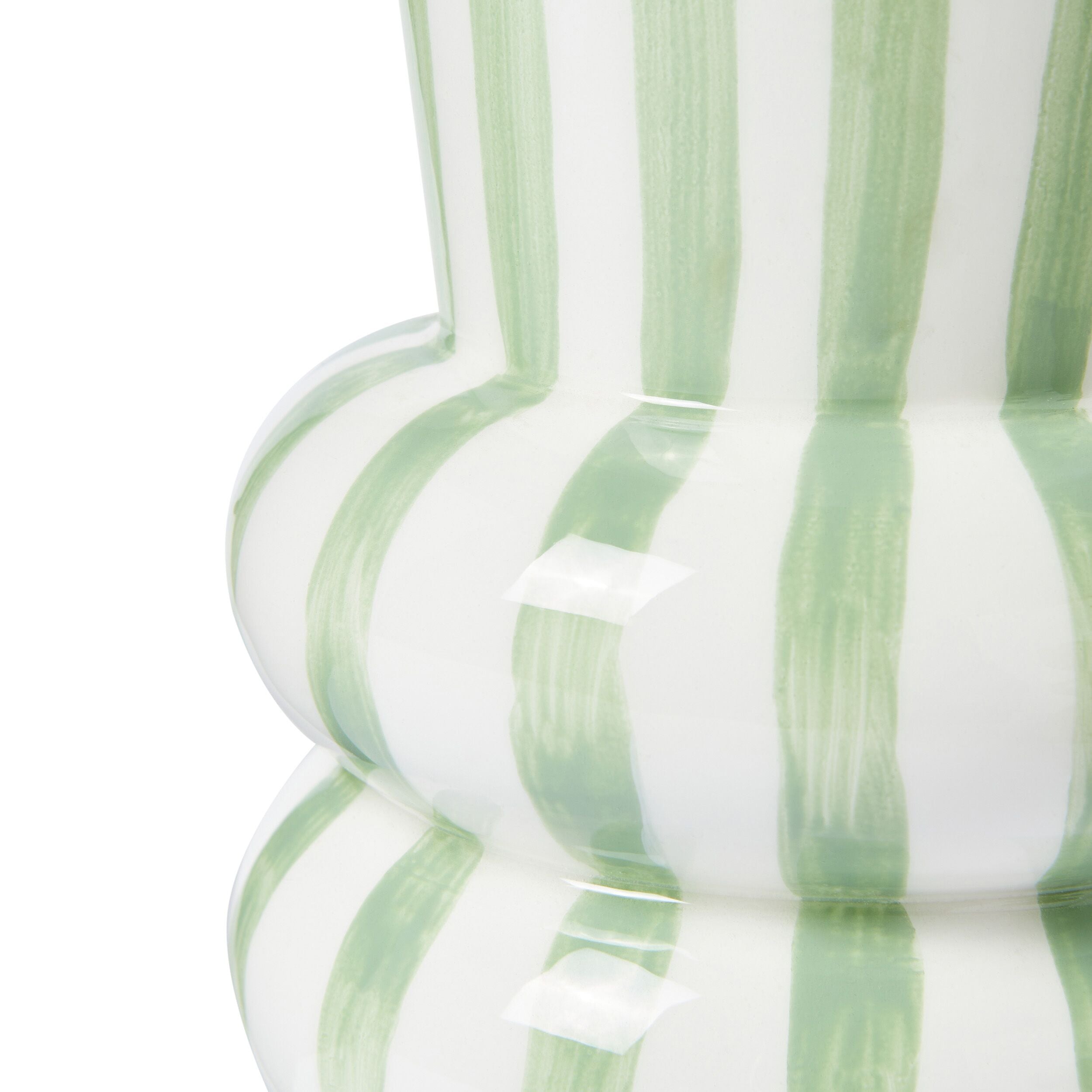 Frankie Striped Candleholder Large 12x12x26cm