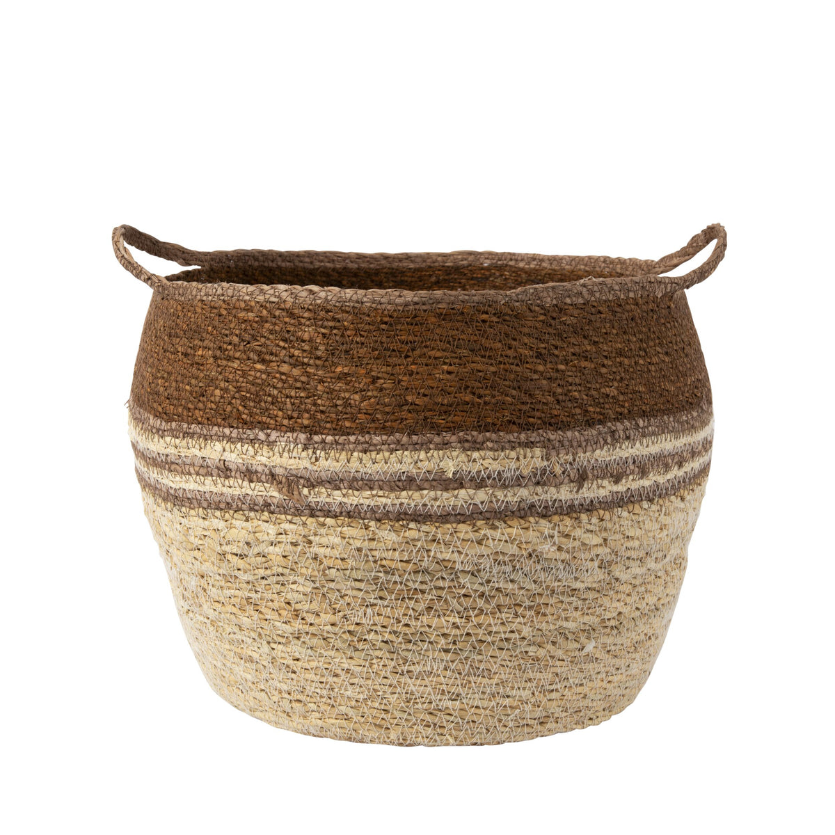 Marcello Striped Basket Set of 3 Natural Coast