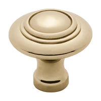 3663 Cupboard Knob Domed Polished Brass D38xP35mm