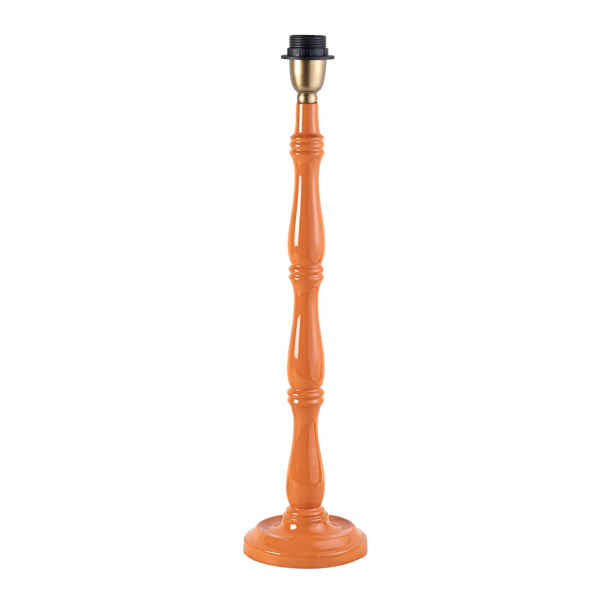 Windsor Wooden Table Burnt Orange Base Only 14x28cm