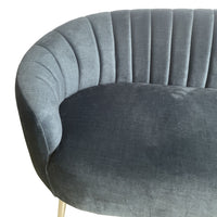 Myla 2 Seater Sofa Aura Marine Blue