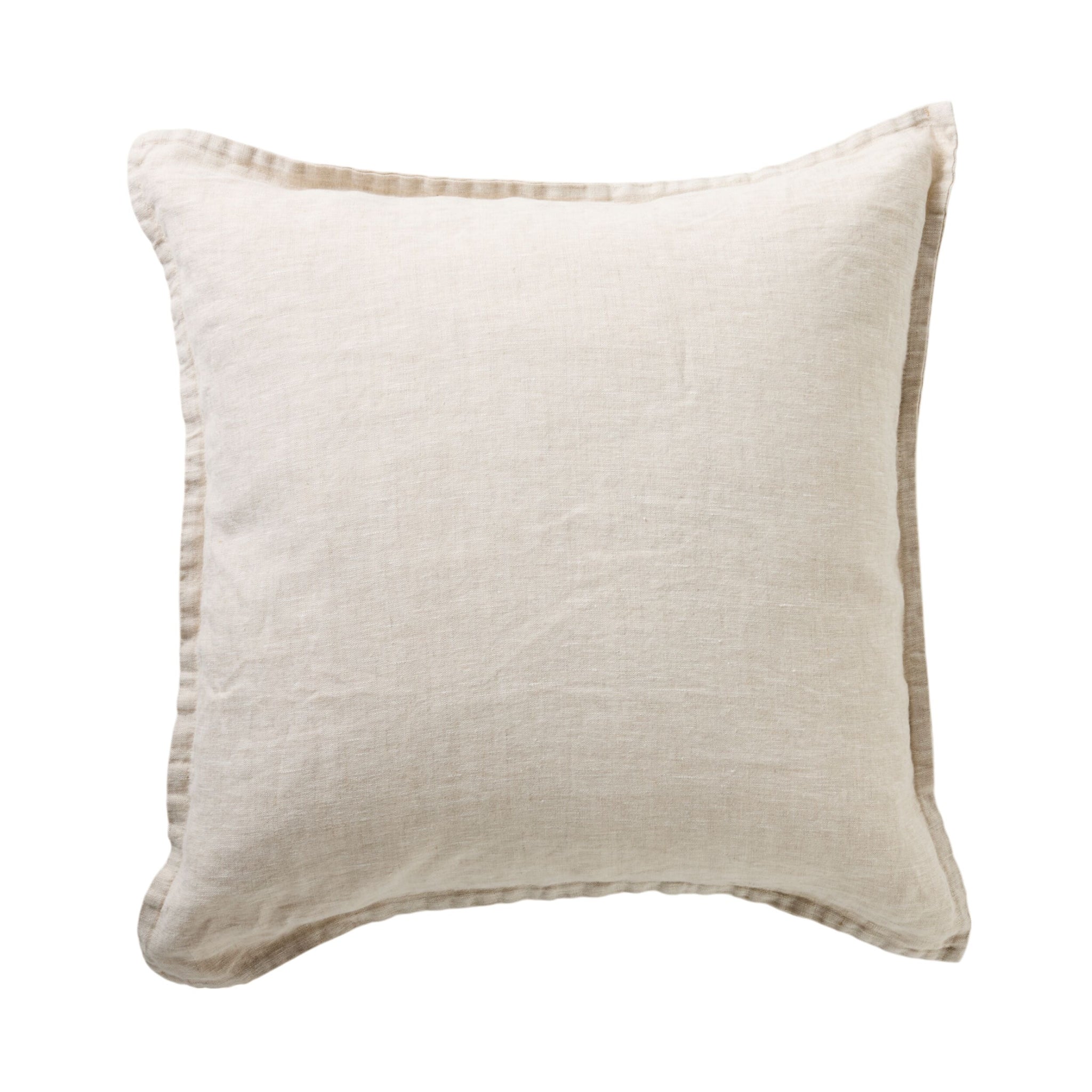 Hamptons French Linen Cushion Natural 50x50cm
