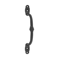 1811 Pull Handle Offset Banded Matte Black H180xP41mm