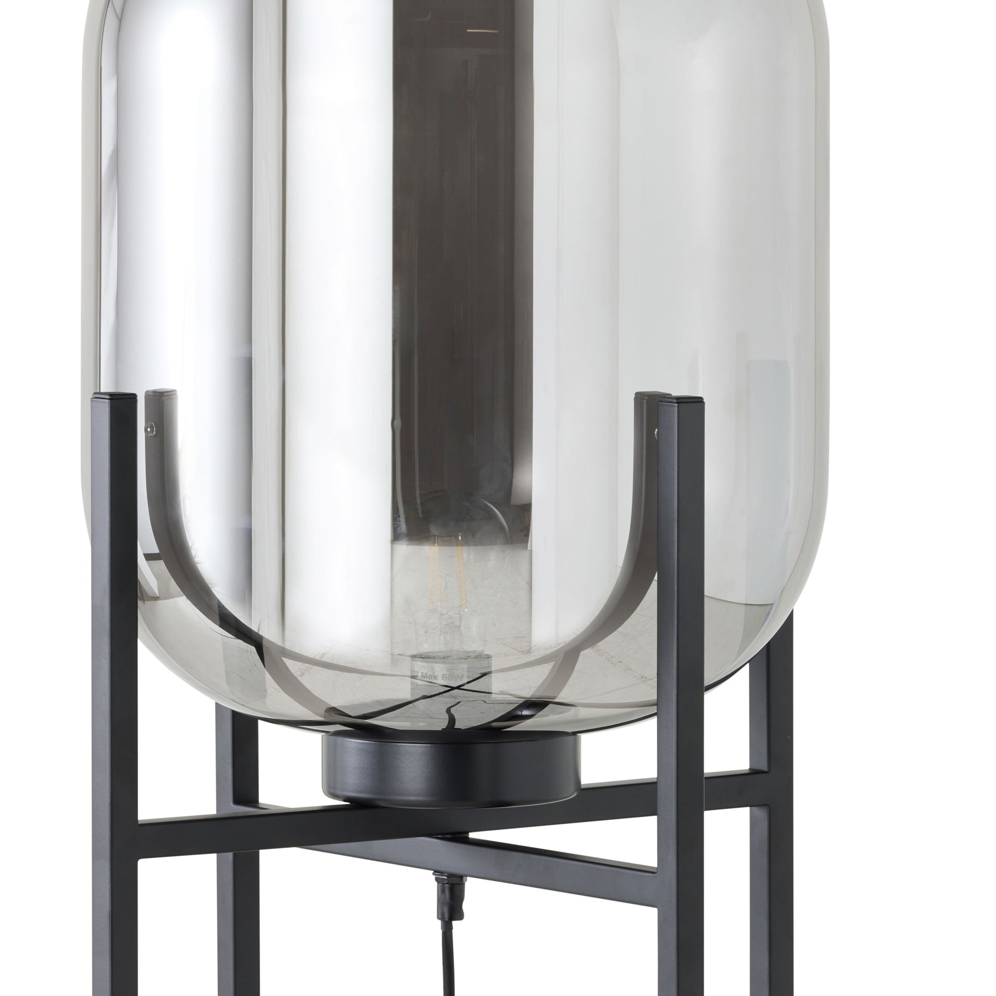 Miller Glass Floor Lamp 143cm