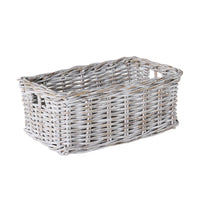 Lorne Basket Medium White Wash 49x30x22cm