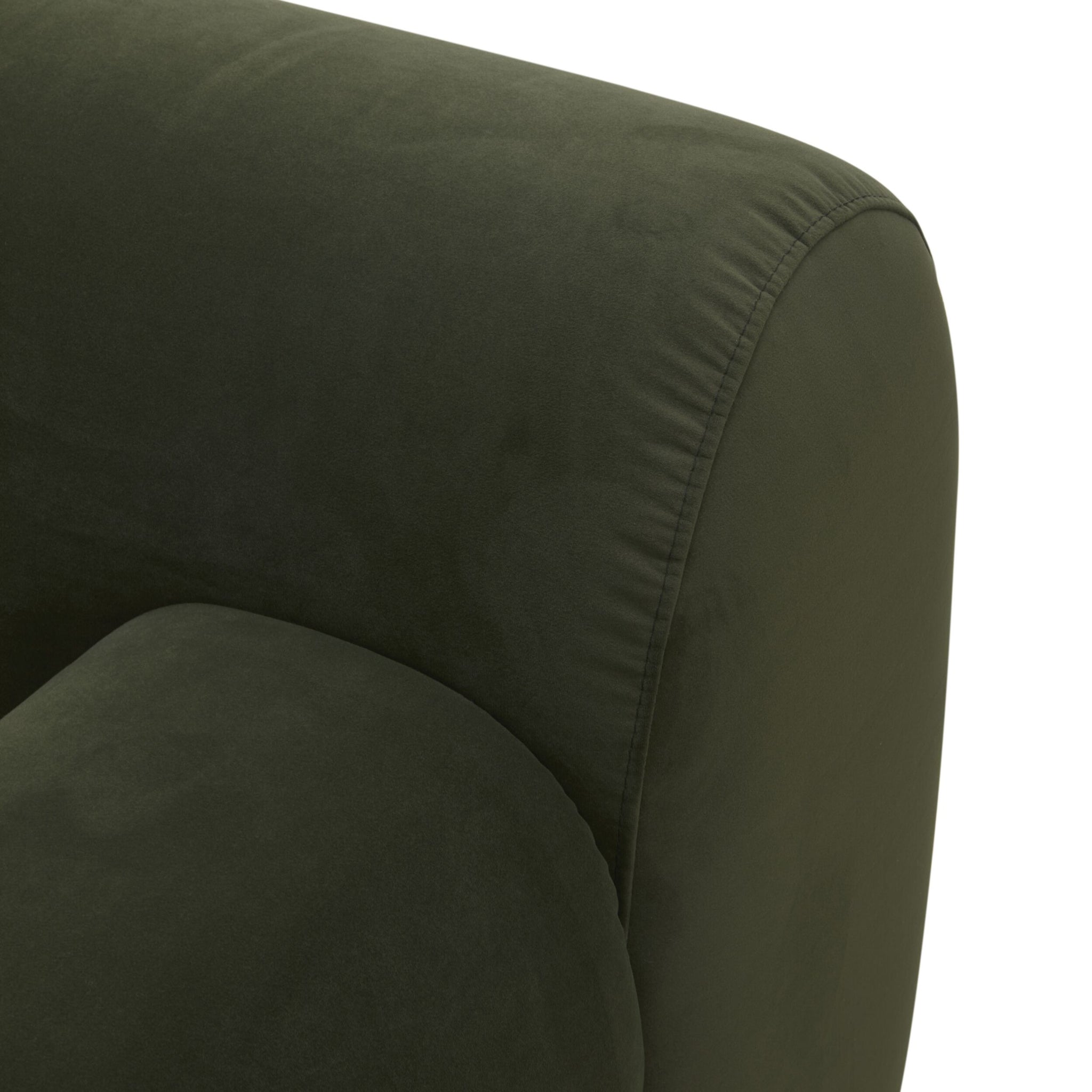 Alexis 2.5 Seater Velvet Sofa Eucalyptus