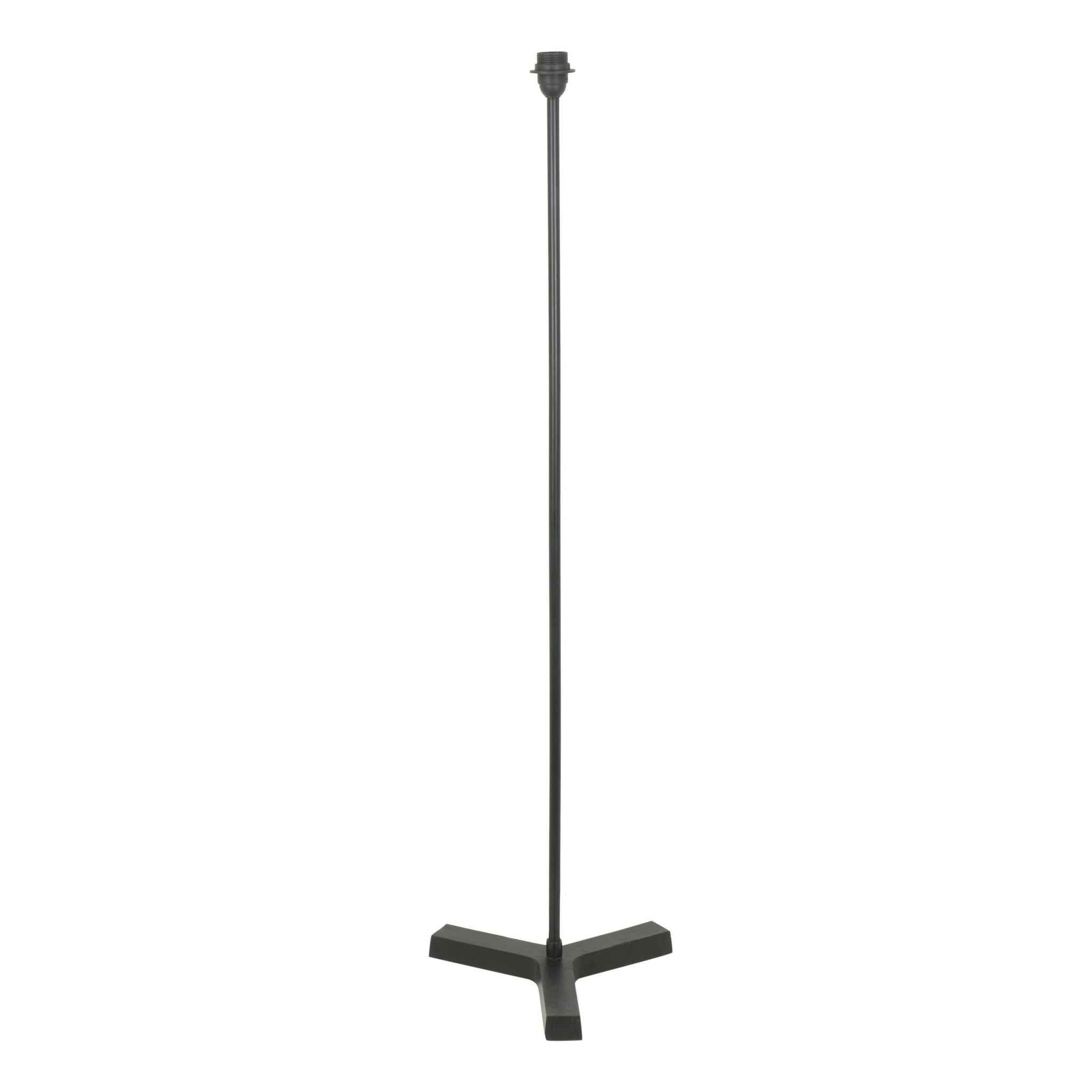 Rowan Matt Black Metal Floor Lamp Base 29x29x117cm