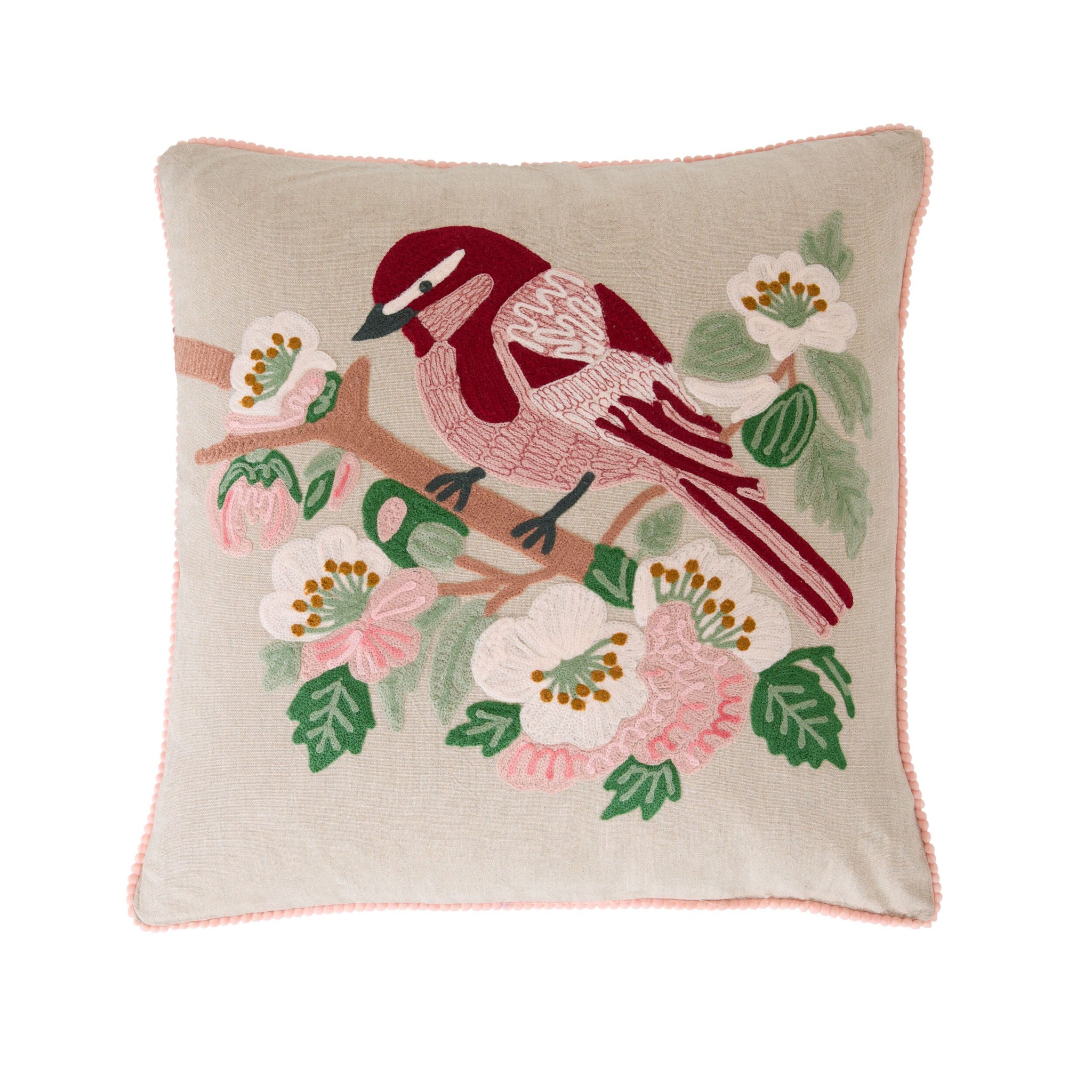 Stitch Pretty Peach Songbird Cushion 45x45cm
