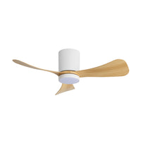 Cove Hugger 106cm Indoor DC Fan - White with Natural ABS Blades