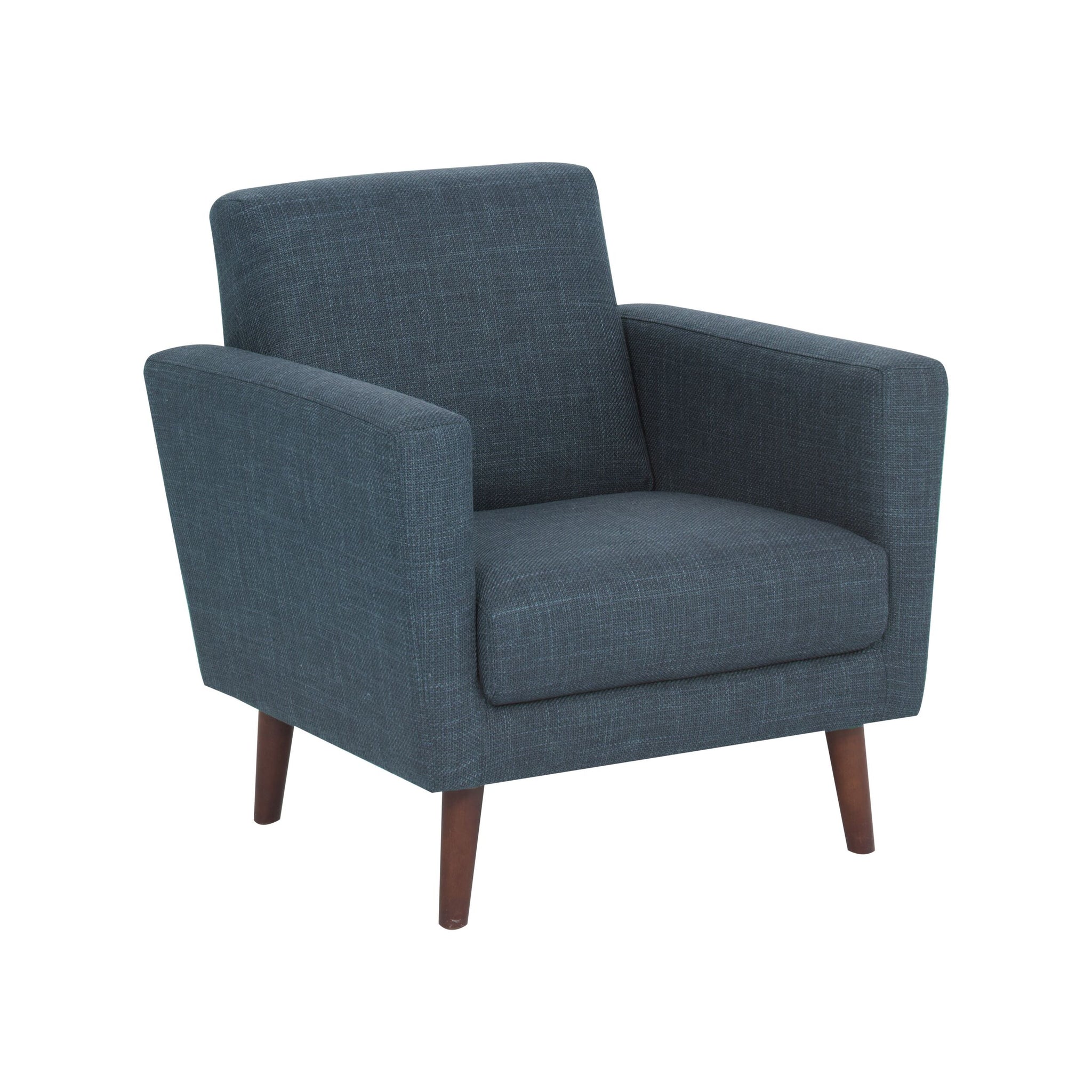 Frankie Armchair Steel Blue Weave
