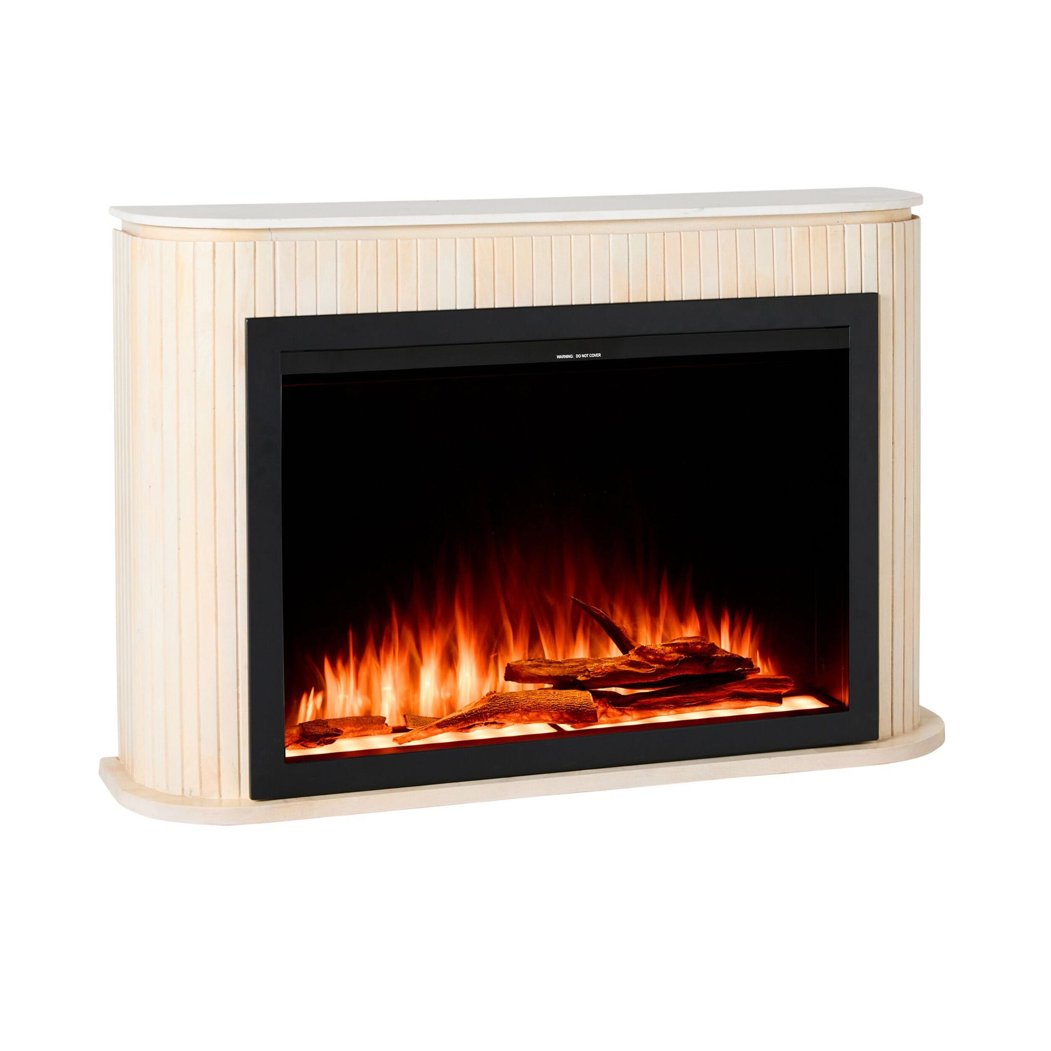 Deva Fireplace Natural with Insert Package