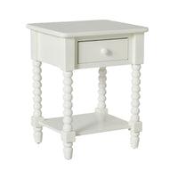 Maisie 1 Drawer Bedside White