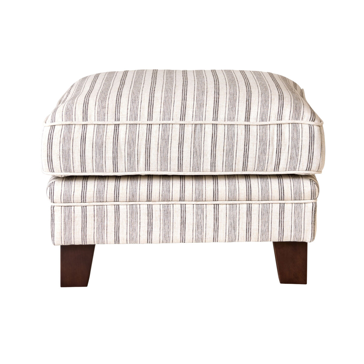 Lisette Ottoman Linen Stripe